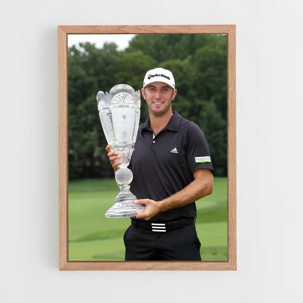 Poster Champion Dustin – affiche Golf (vue 4)